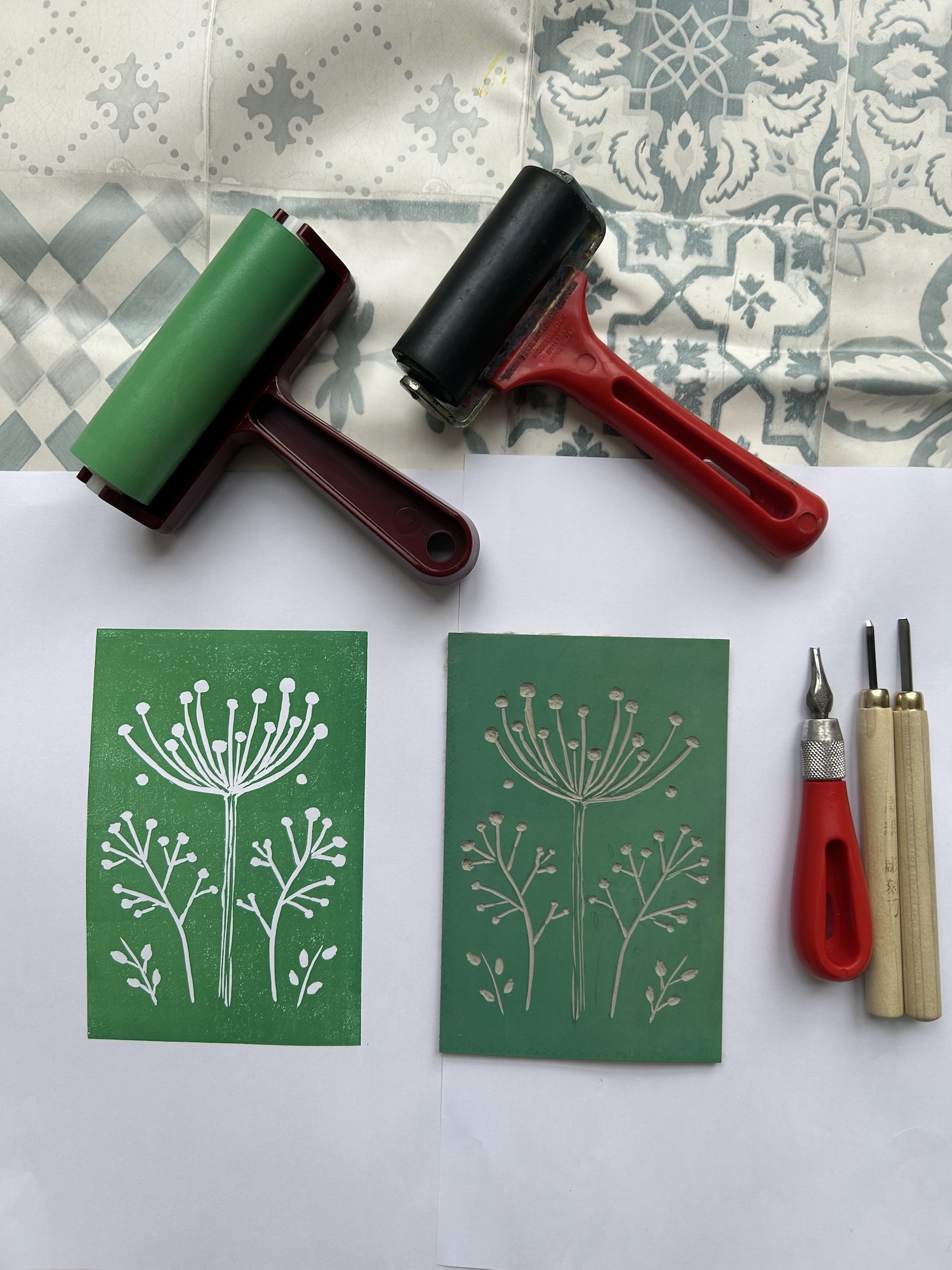 Botanical Lino Printing Workshop with Jenni Stone Designs - 25th April 2026