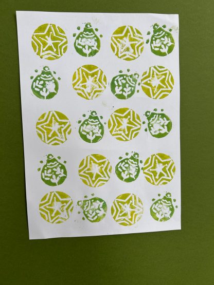 Festive Lino Stamp Giftwrap Workshop with Jenni Stone Designs - 6th December 2025 - Image 4