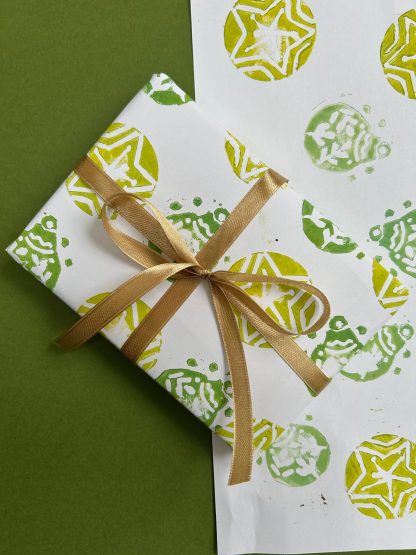 Festive Lino Stamp Giftwrap Workshop with Jenni Stone Designs - 6th December 2025