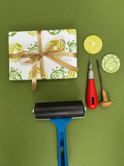 Festive Lino Stamp Giftwrap Workshop with Jenni Stone Designs - 6th December 2025 - Image 3