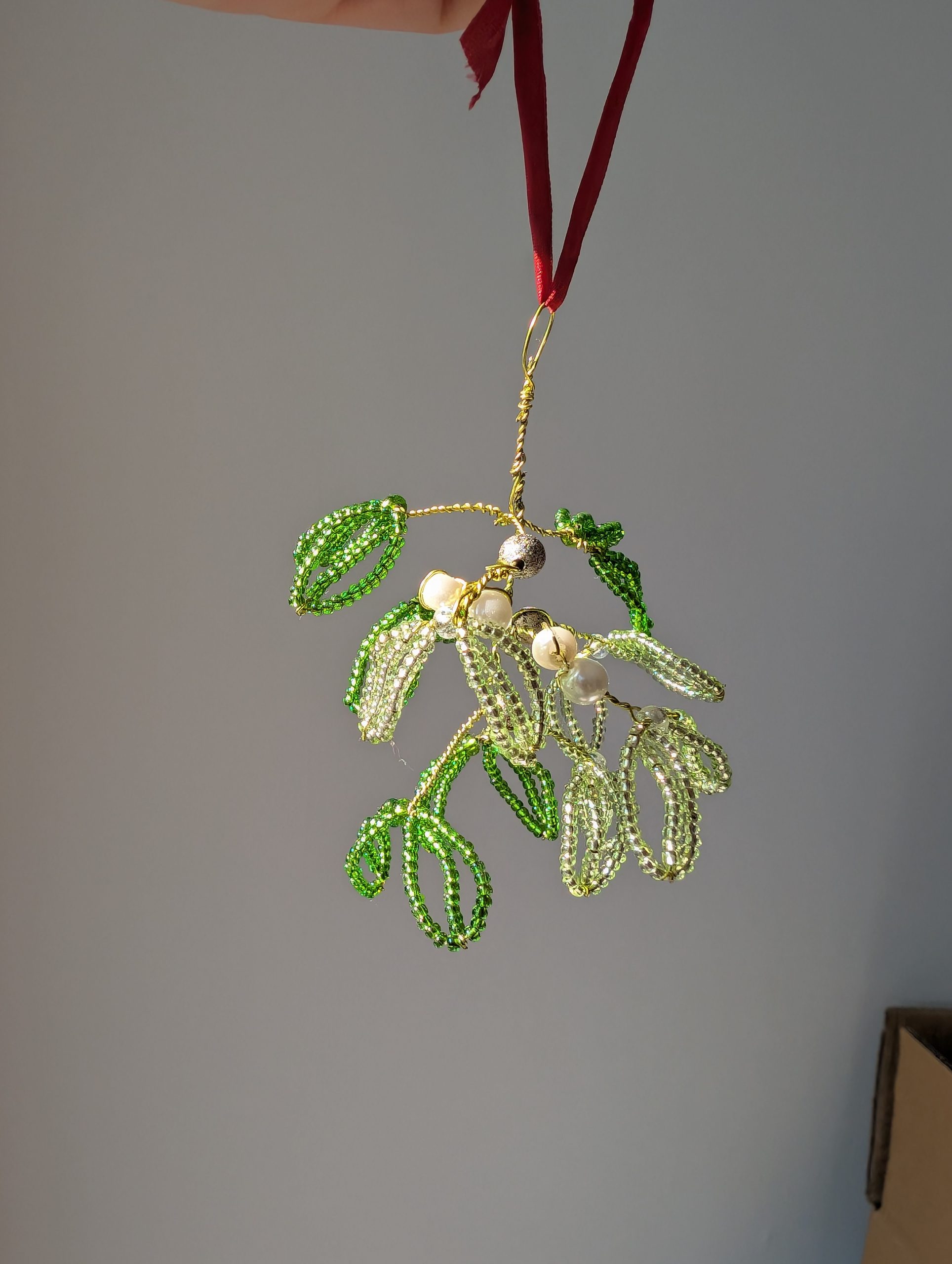 Beaded Mistletoe Workshop with Becky from The Flour Box - Multiple Dates Available